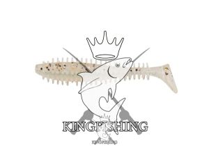 Fox Rage Spikey Shad 6cm (UV) Salt n Pepper